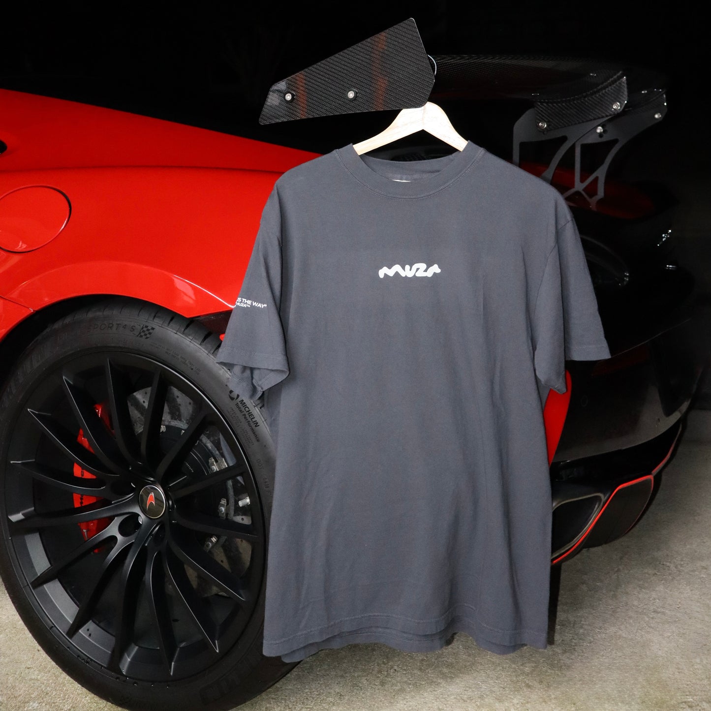 Charcoal Oversized Tee