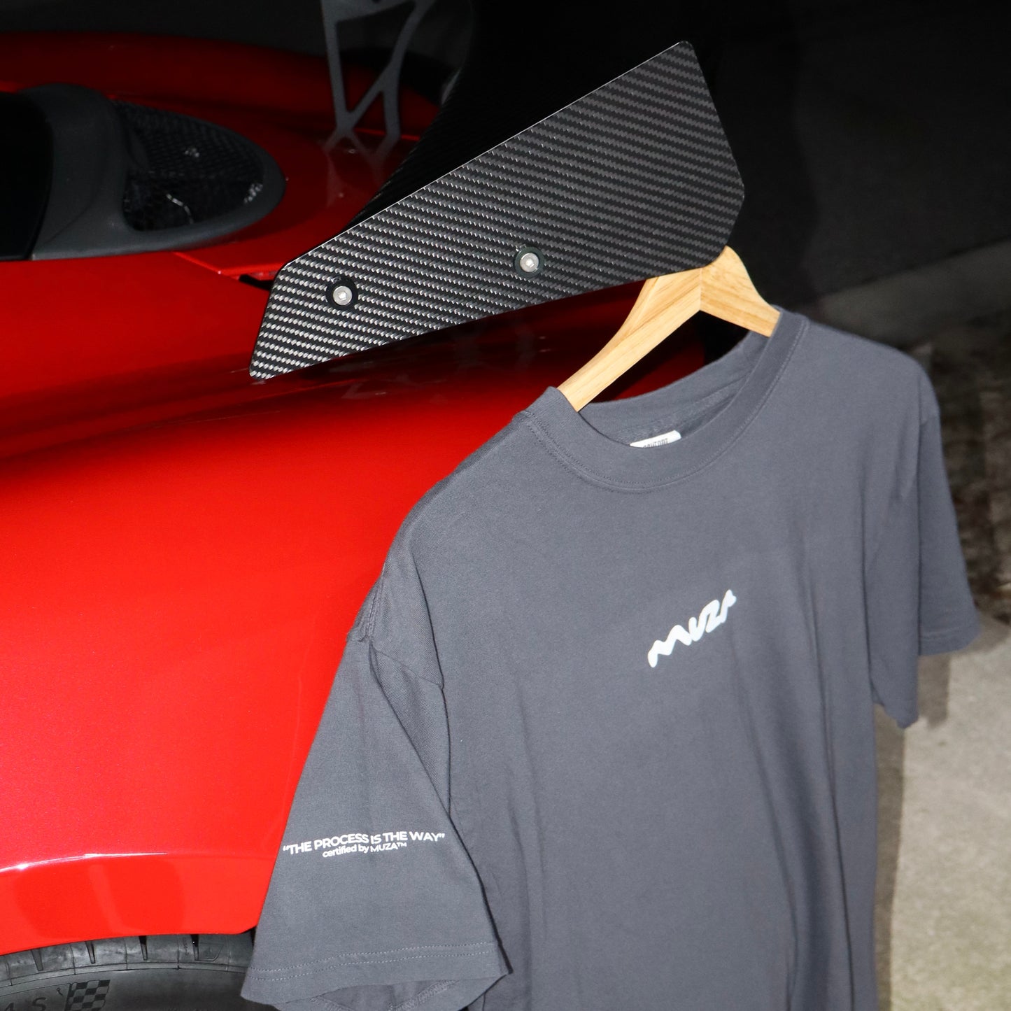 Charcoal Oversized Tee